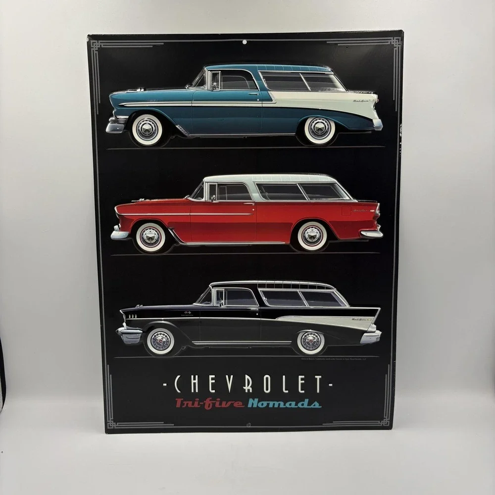Open Road Brands Chevrolet Nomads Metal Wall Sign 12x16 Garage‎ Decor Retro